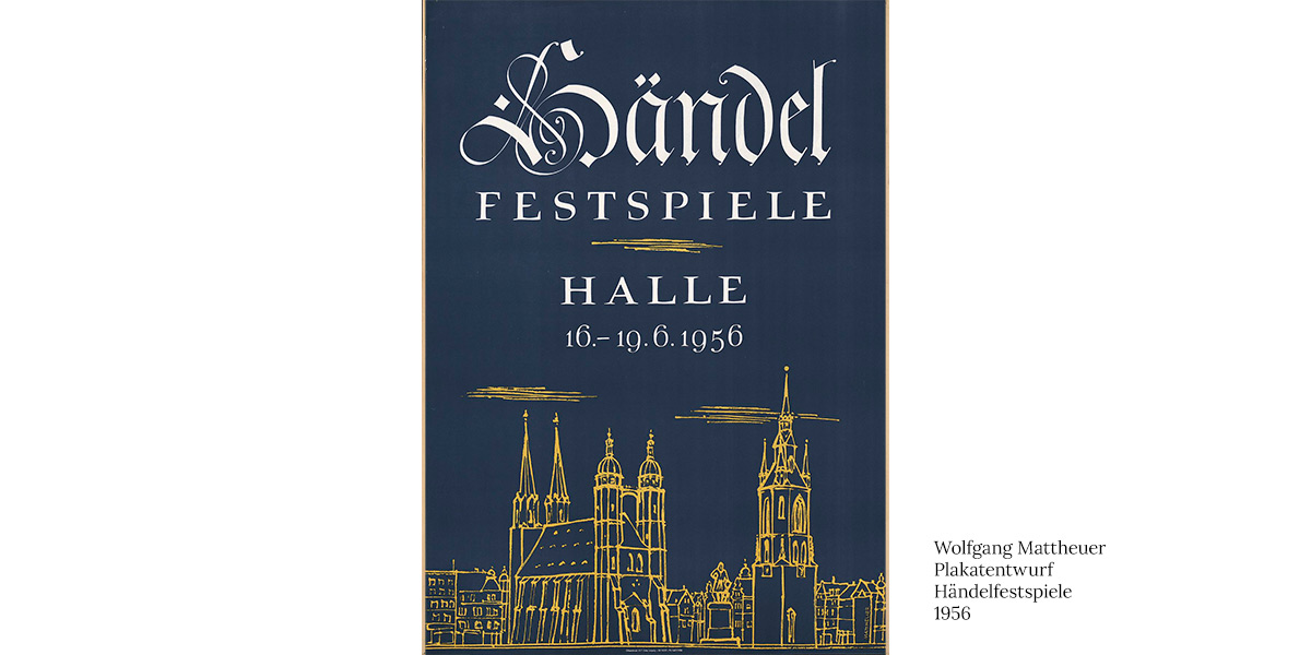 Wolfgang-Mattheuer-Plakatentwurf-Haendelfestspiele--1956