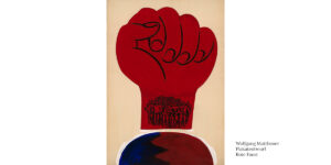 Wolfgang-Mattheuer-Plakatentwurf-Rote-Faust