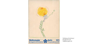 Wolfgang-Mattheuer-Plakatentwurf-Weltfeststpiele